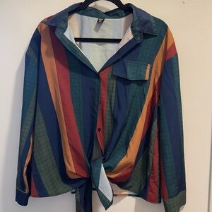 Colored woman’s button down